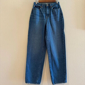 Madewell Baggy Straight Leg Jeans Fair Trade Certified Medium Wash Size‎ 26